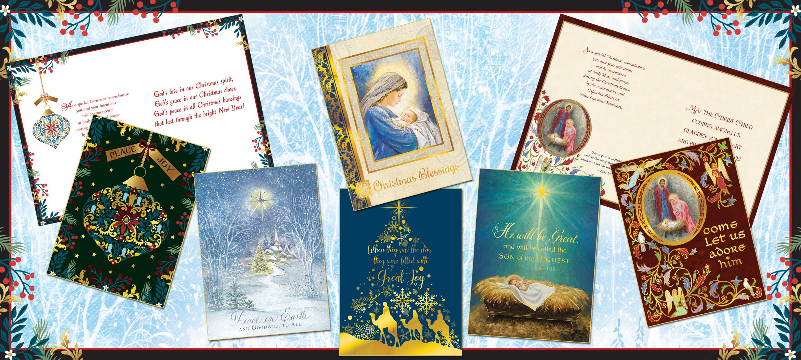 Saint Lawrence Seminary Christmas Cards 